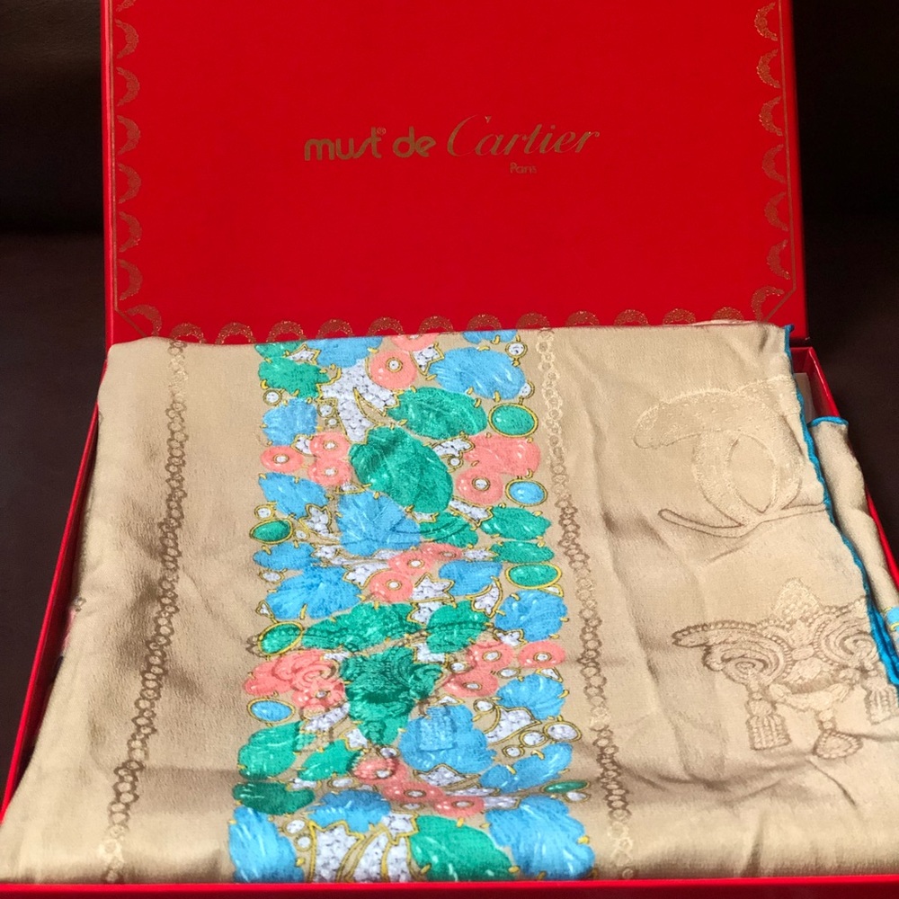 Authentic Cartier scarf
